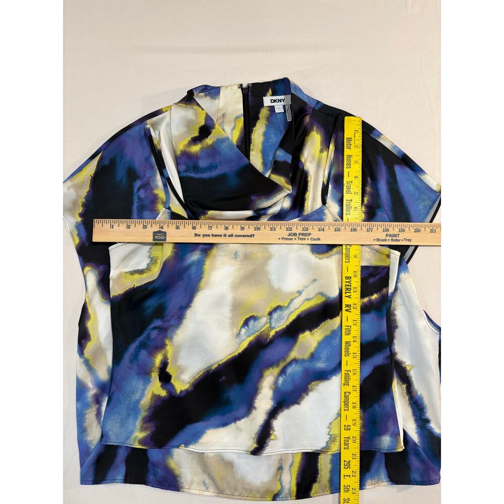 DKNY 2 Piece Cami & Blouse Set Size Large - Picture 4 of 5